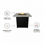 Fibre Reinforced Concrete Propane Fire Pit Table