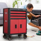 28 Inch 3-Drawer Rolling Tool Chest with Wheels