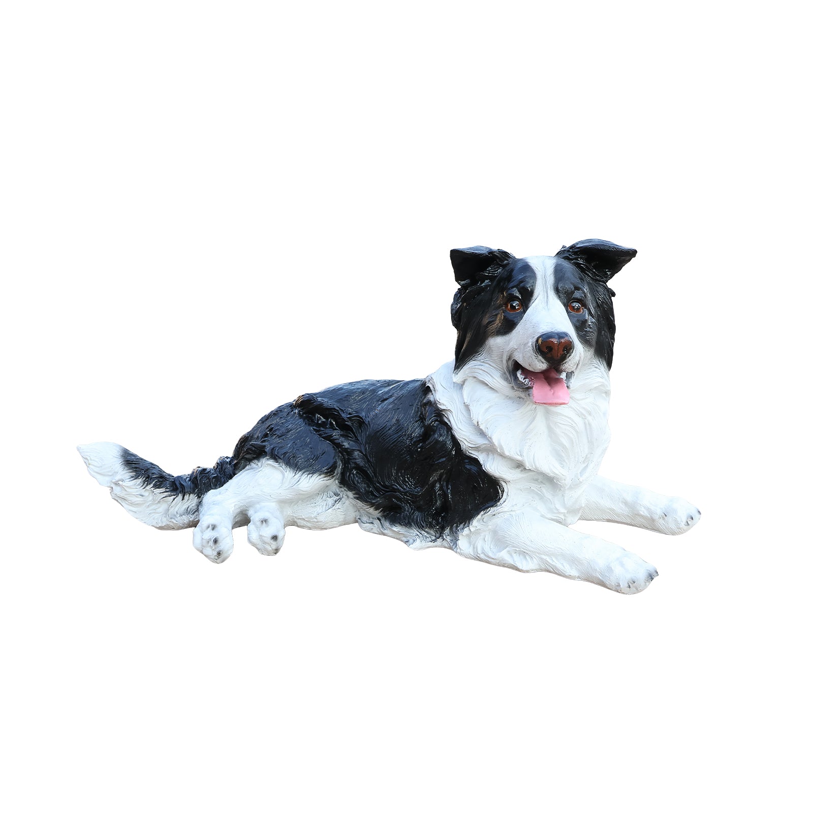 Outdoor Garden Border Collie Dog Statue