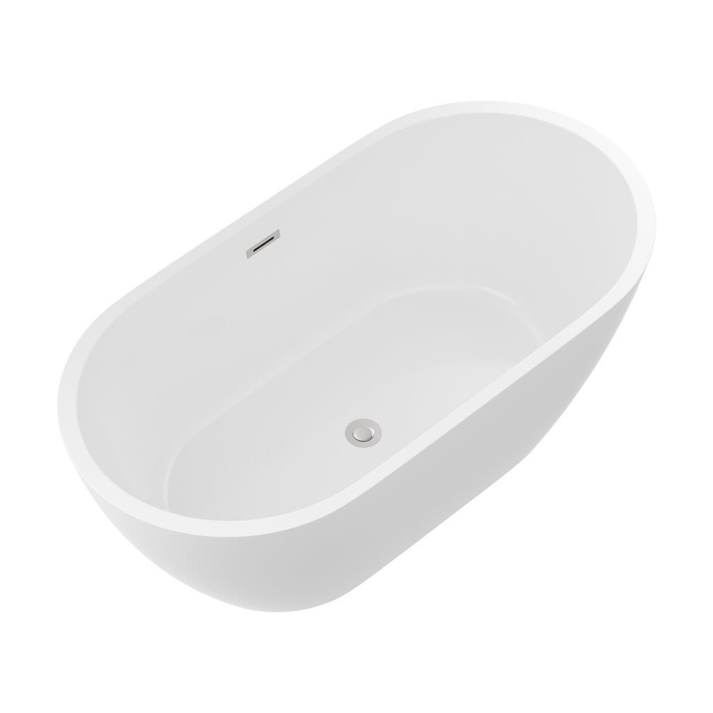 59" Acrylic Freestanding Bathtub