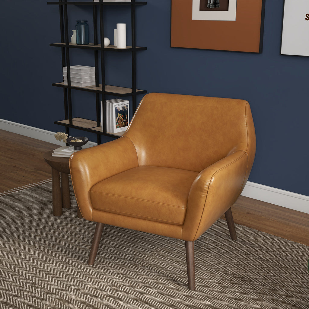 Panom Italian Leather Lounge Chair