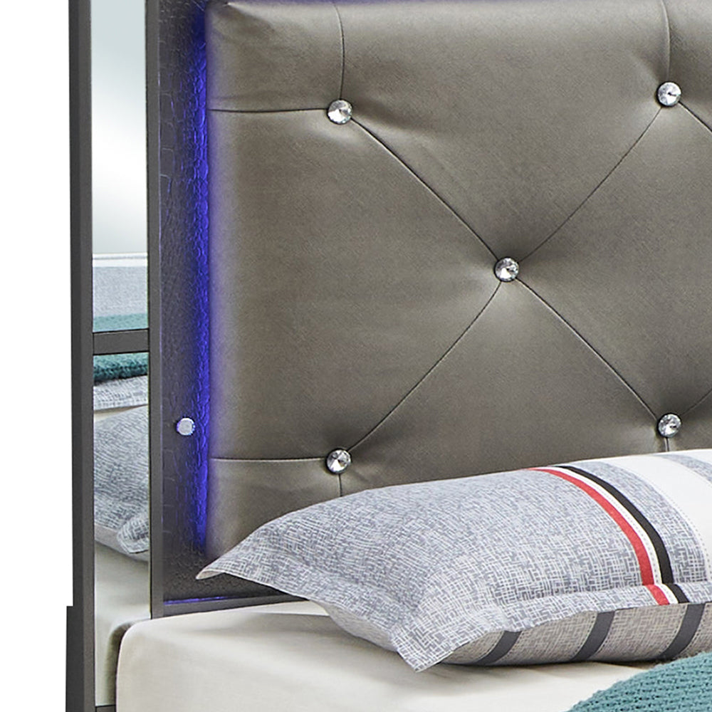 Verona G6702C-FB3 Full Bed - Metallic