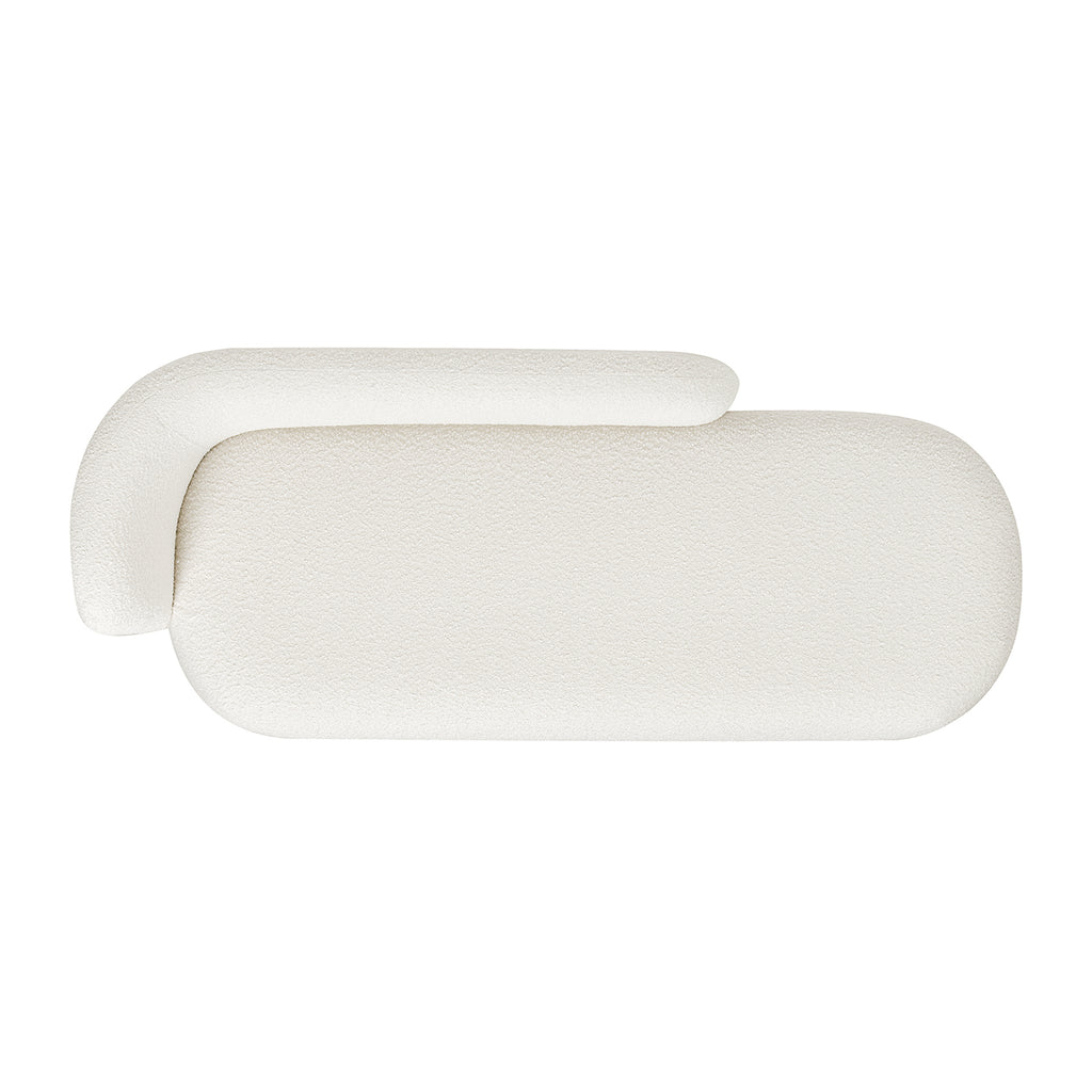 Aire 75" RAF Modern Rounded Chaise Lounge
