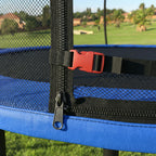 14 Ft Pumpkin Trampoline, Outdoor Trampoline with Basketball Hoop