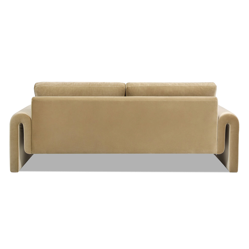 Mason 85" Arched Arm Sofa, Camel