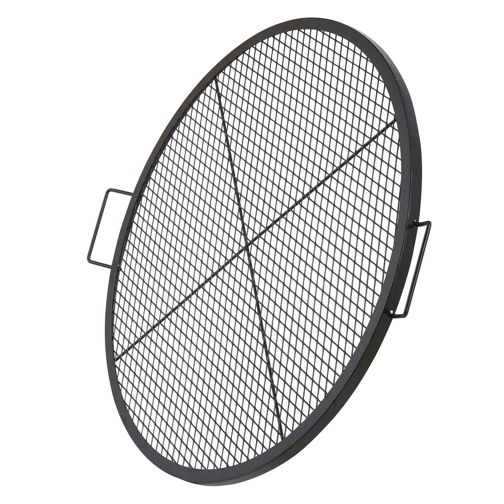 X-Marks Fire Pit Grill Grate - Round Cooking Grate - 36 Inch