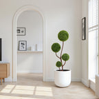 Artificial Boxwood Topiary Tree - 5FT Tall Triple Ball Shape