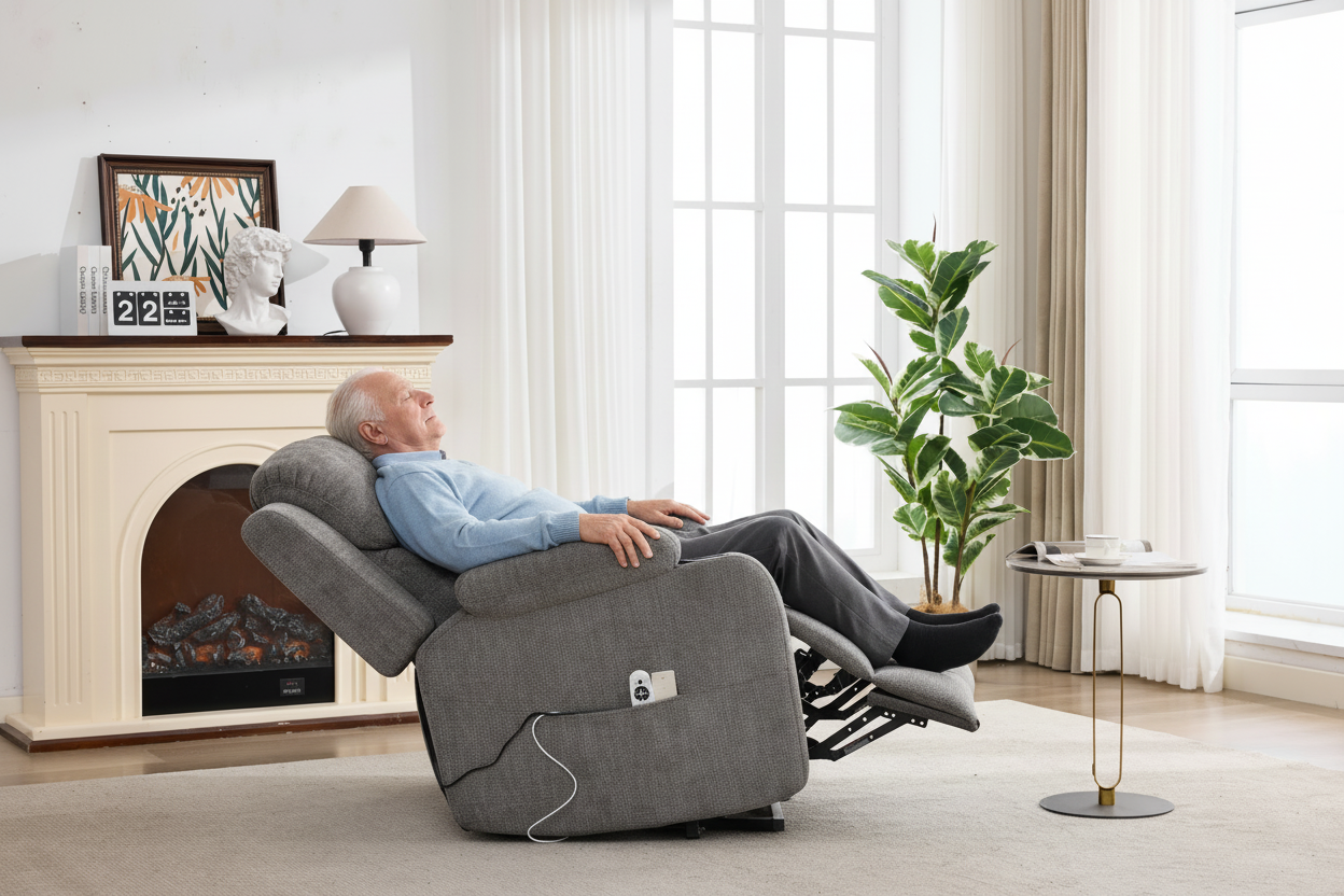 Infinite Position Power Lift Recliner Chair