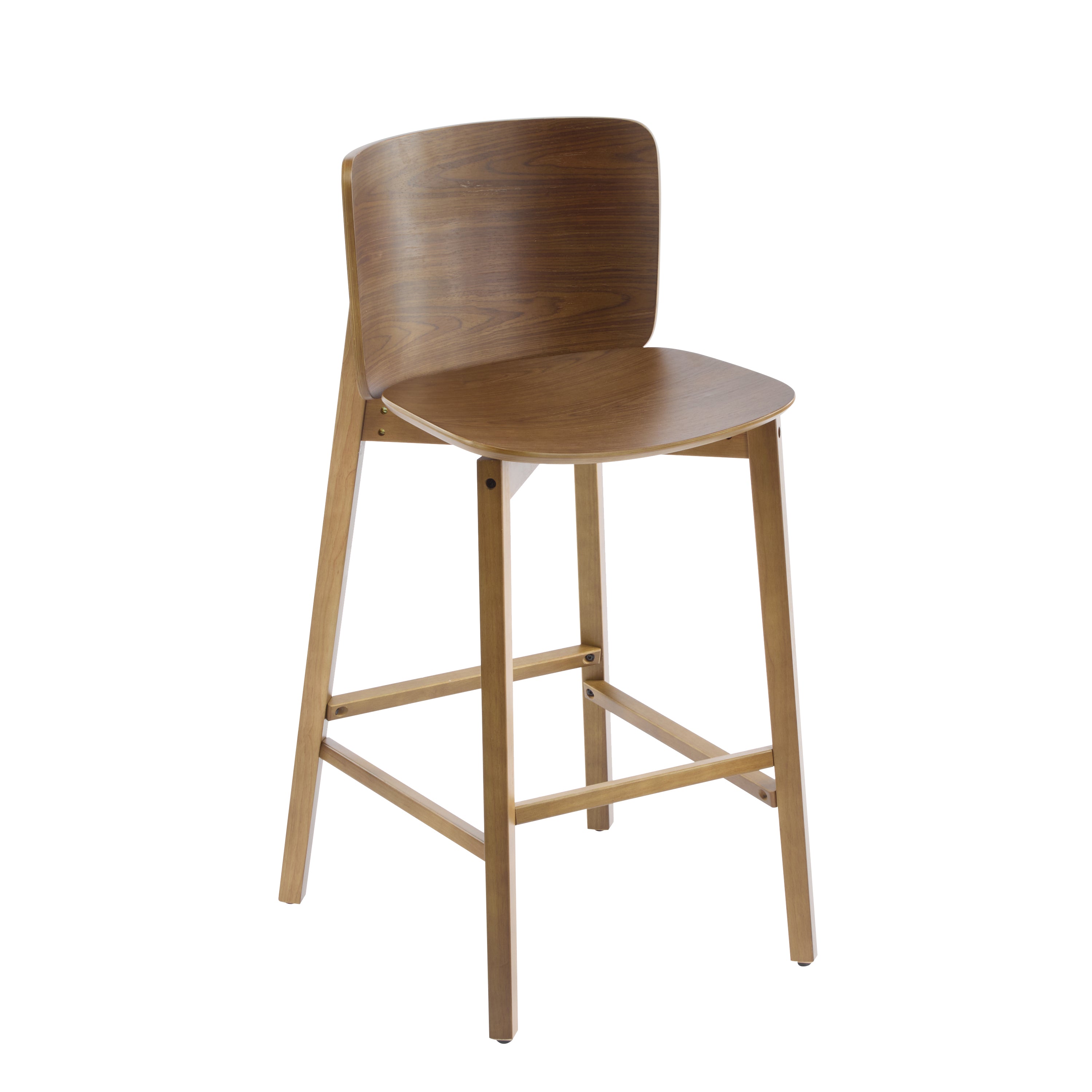 Pari Indoor Wooden Barstool