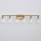 6-Light Brushed Bathroom Vanity Wall Light