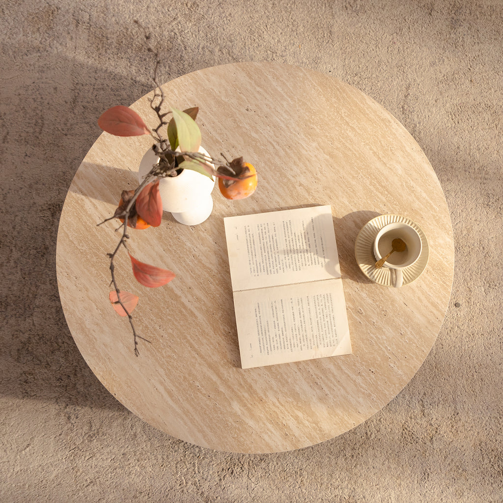Travertine Table