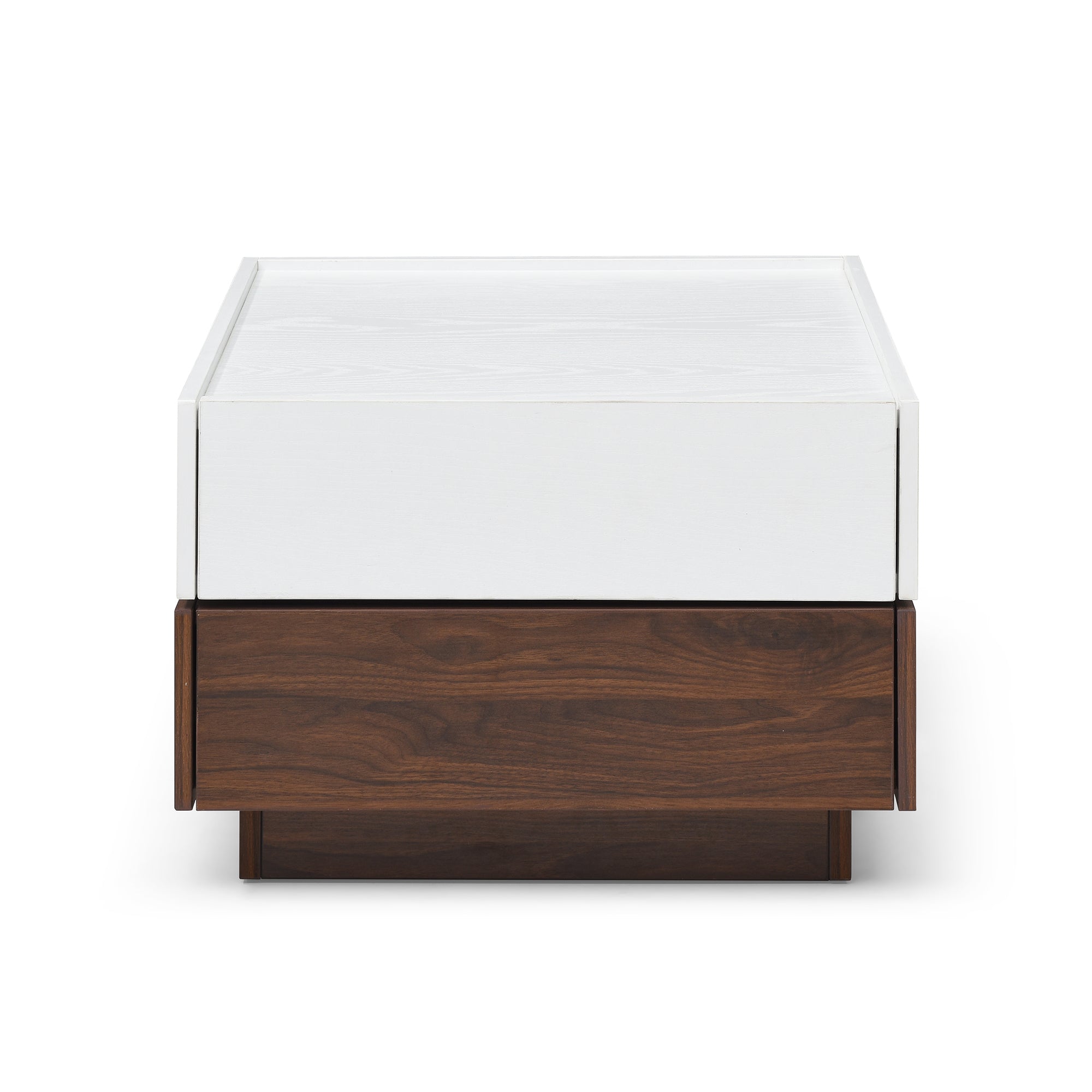 Rotating Coffee Table with 2 Drawers