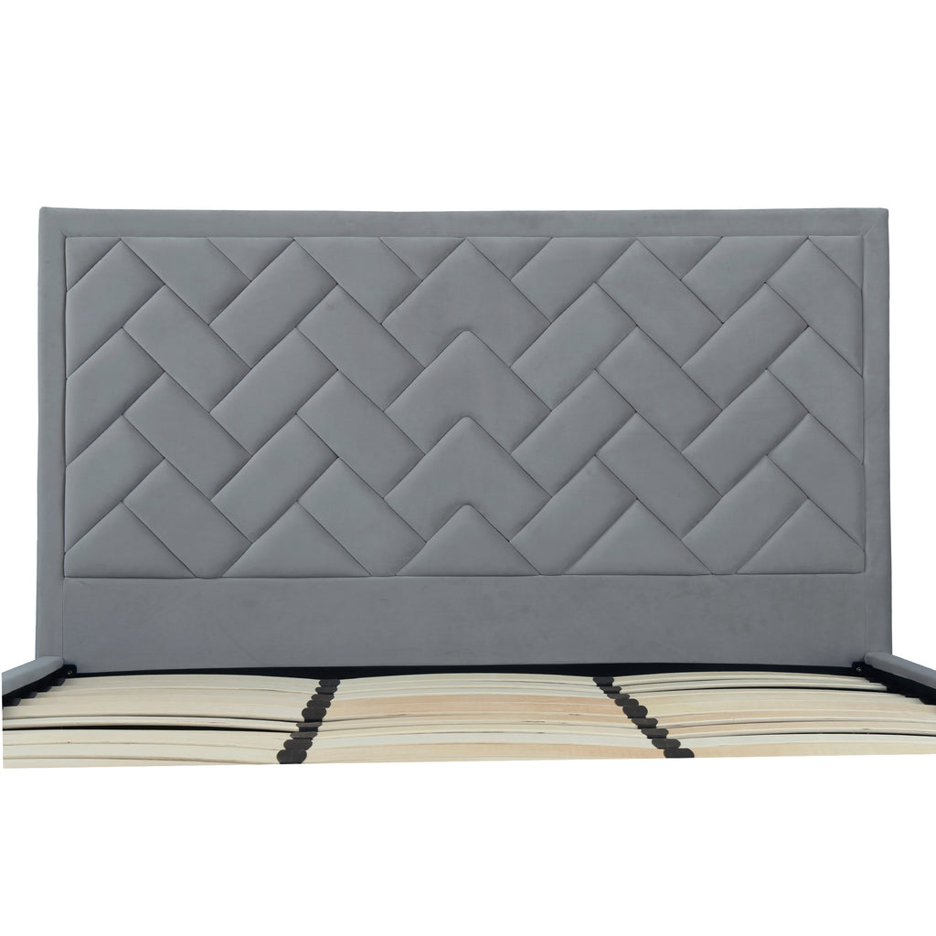 Crosby Upholstered Velvet King Bed