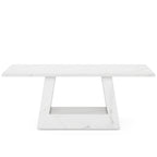 63" Modern Rectangular Dining Table for 4 to 6 People