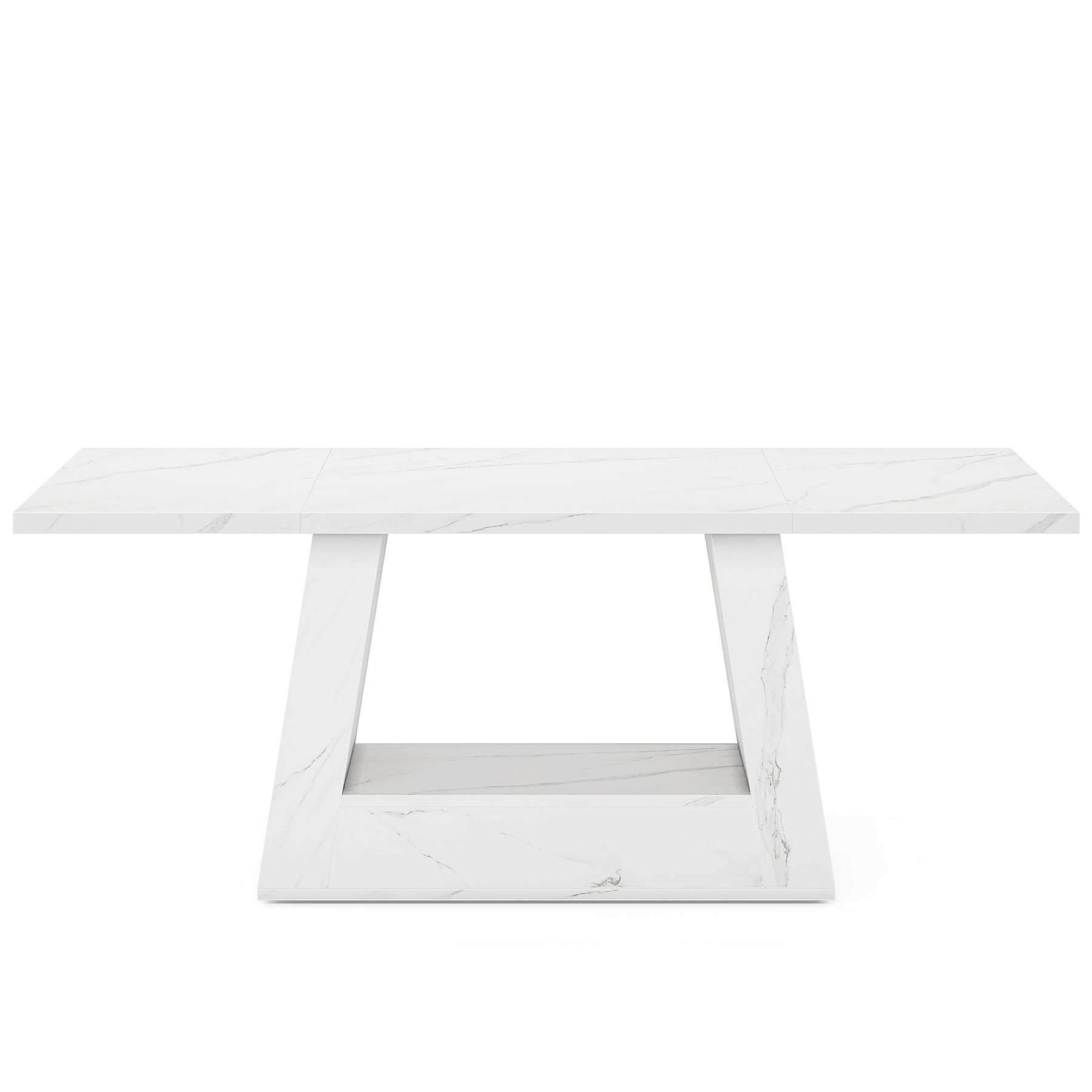 63" Modern Rectangular Dining Table for 4 to 6 People