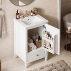 20" Bathroom Vanity with Ceramic Sink