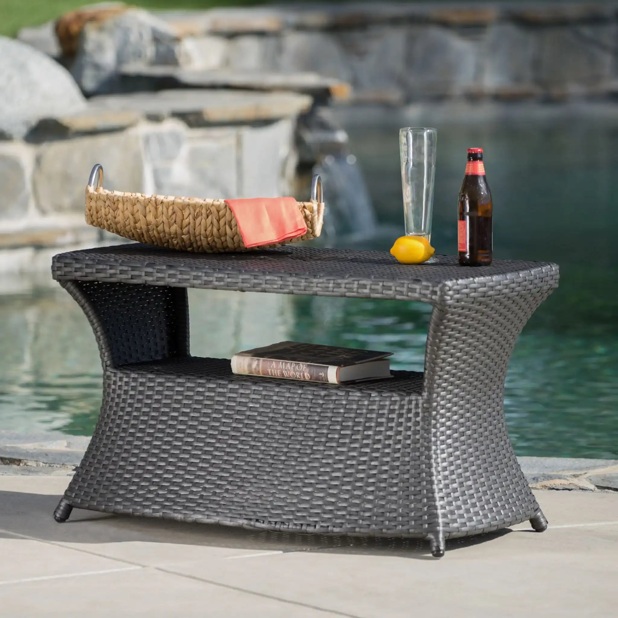 Berkeley Chaise Lounge Side Table