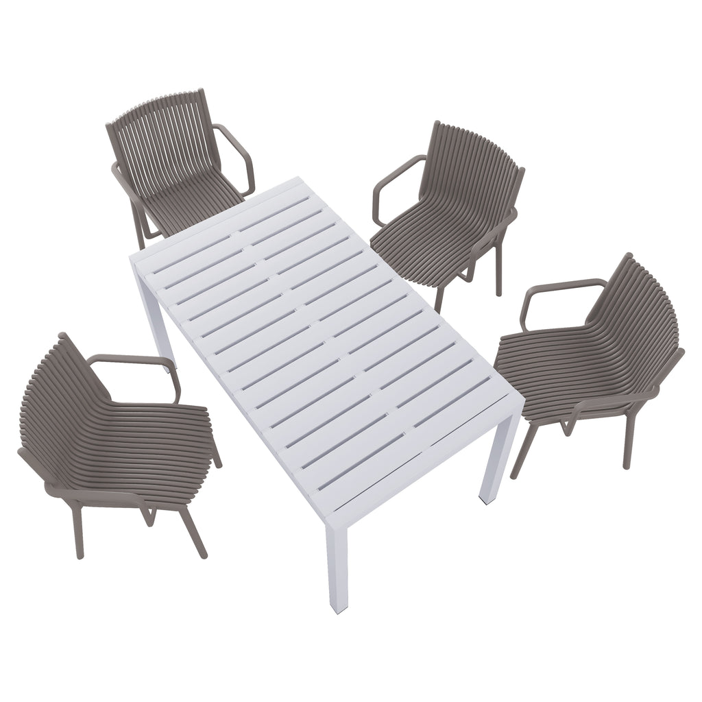 Summer 4-Piece Warm Patio Furniture Set