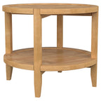 Elliott Maple 2-Piece Round Coffee and End Table Set