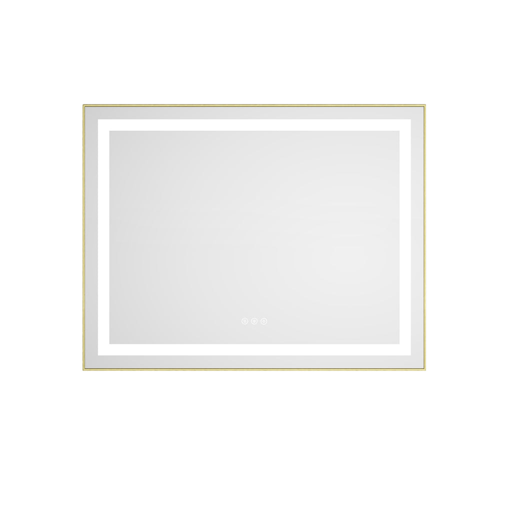 36" x 28" LED Bathroom Mirror with Front and Backlight