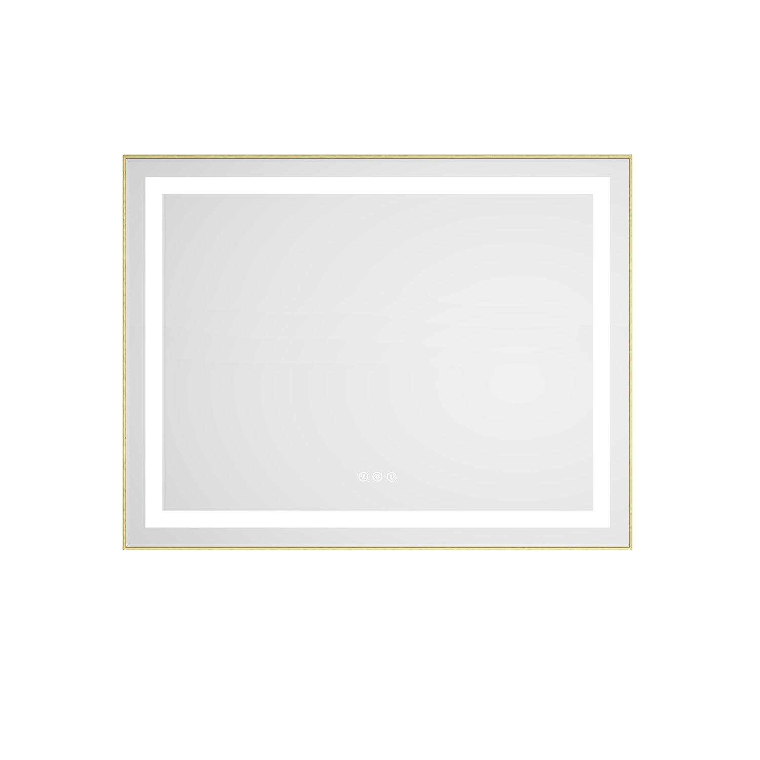 36" x 28" LED Bathroom Mirror with Front and Backlight