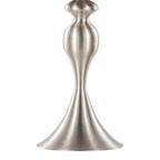 27" Contemporary Metal Table Lamp in Brushed Nickel