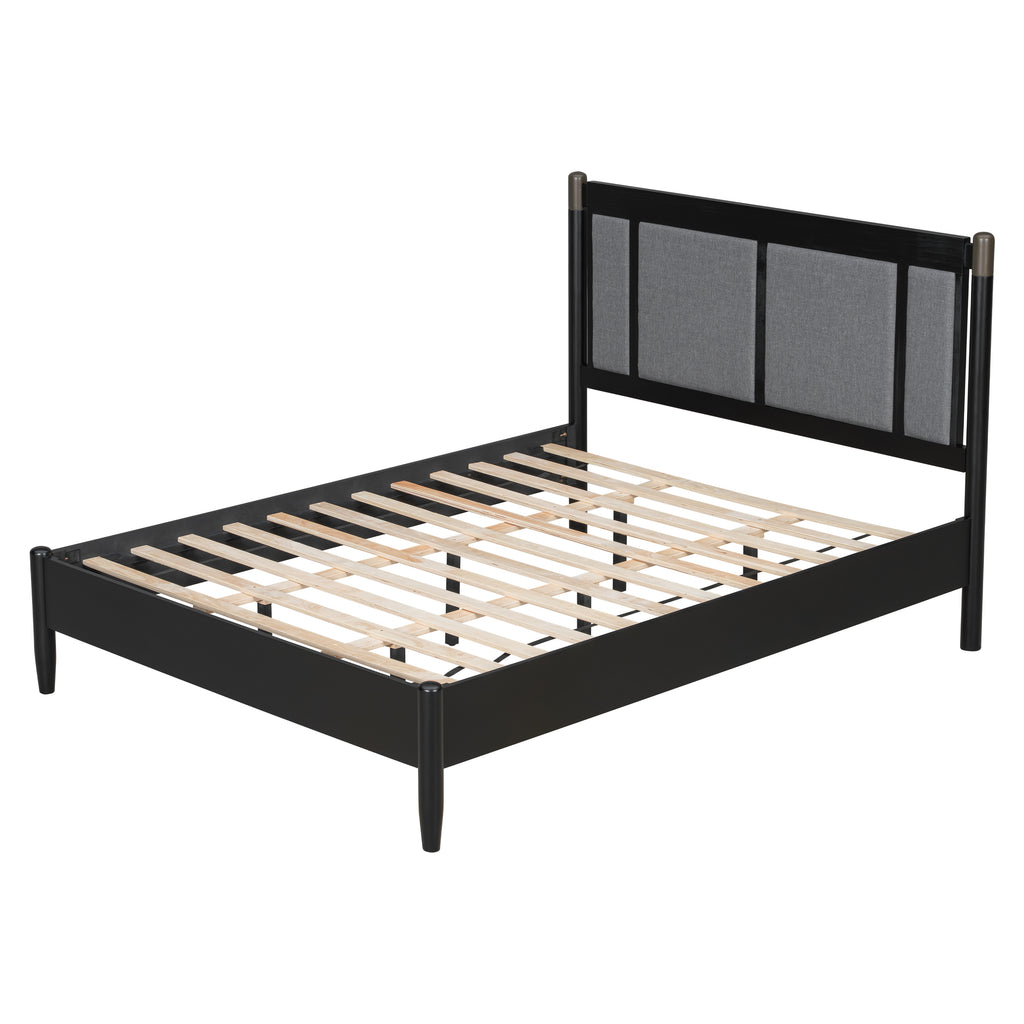 Solid Wood Queen Bed
