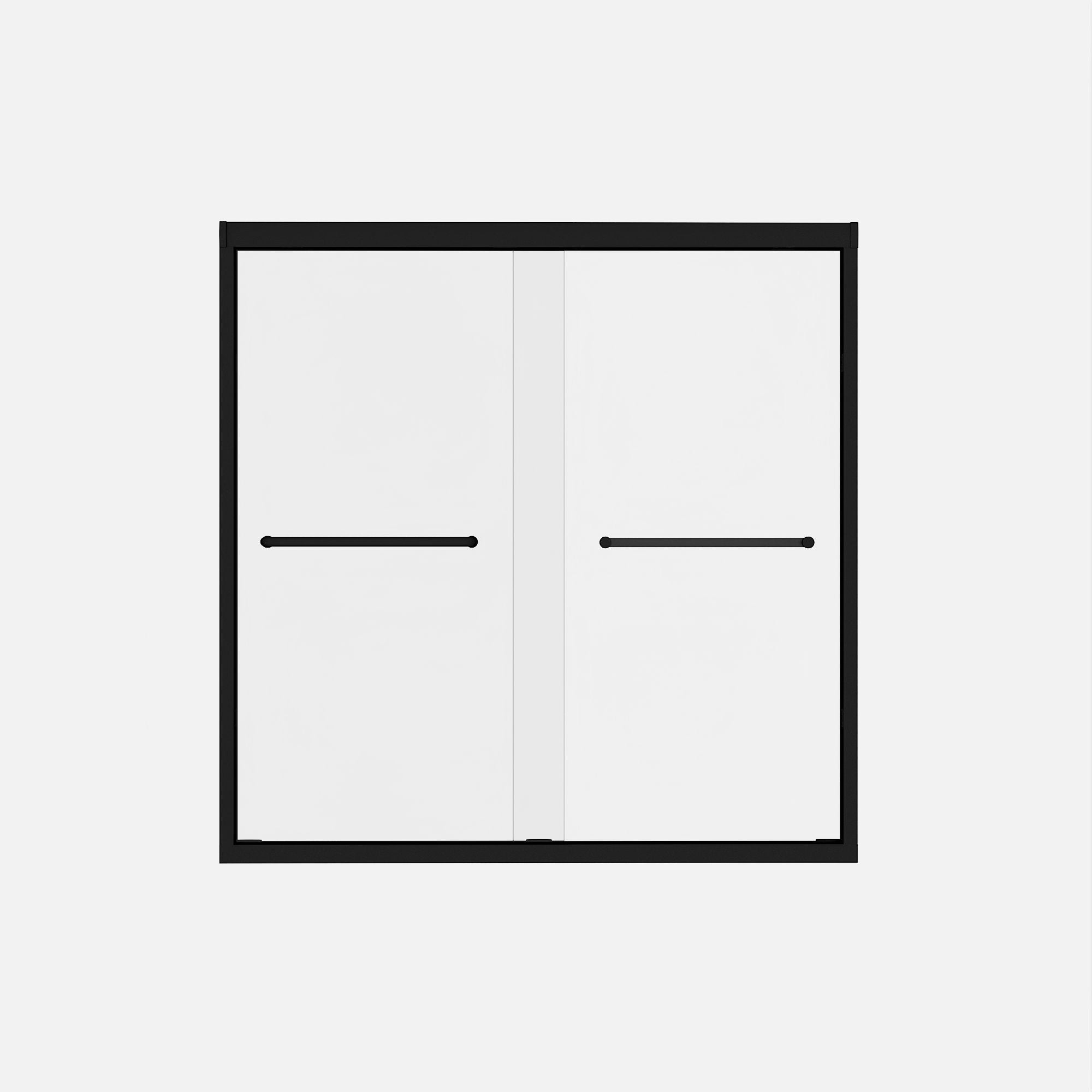 Double Sliding Shower Door With Explosion Proof Film