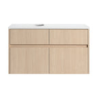 32 Inch Wall-Mounted Bathroom Vanity