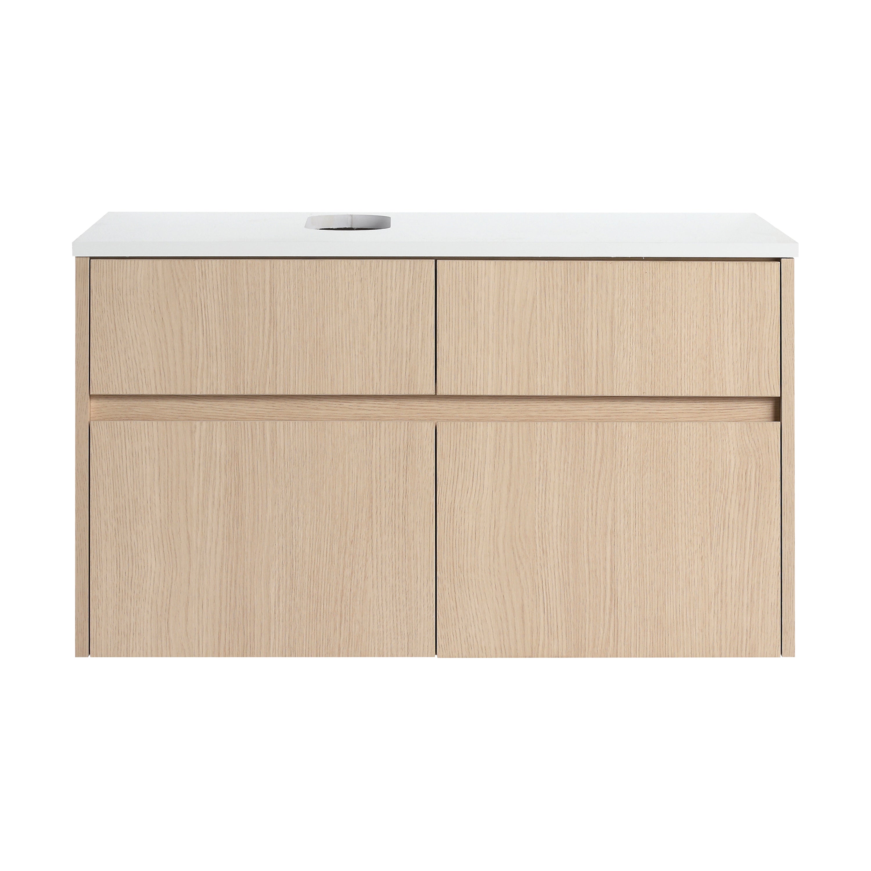 32 Inch Wall-Mounted Bathroom Vanity
