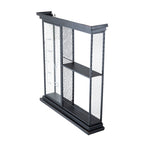 Stylish Black Wine Shelf