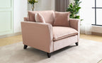 46.3" Oversized Armchair in Chenille Fabric