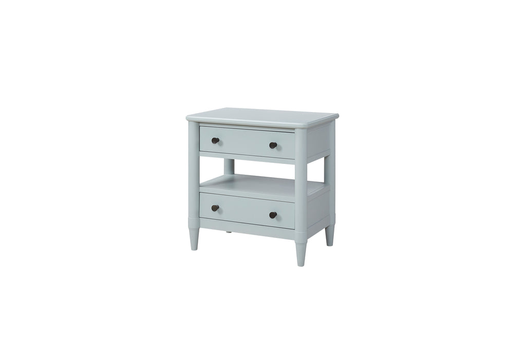 Open Nightstand with Ocean Finish