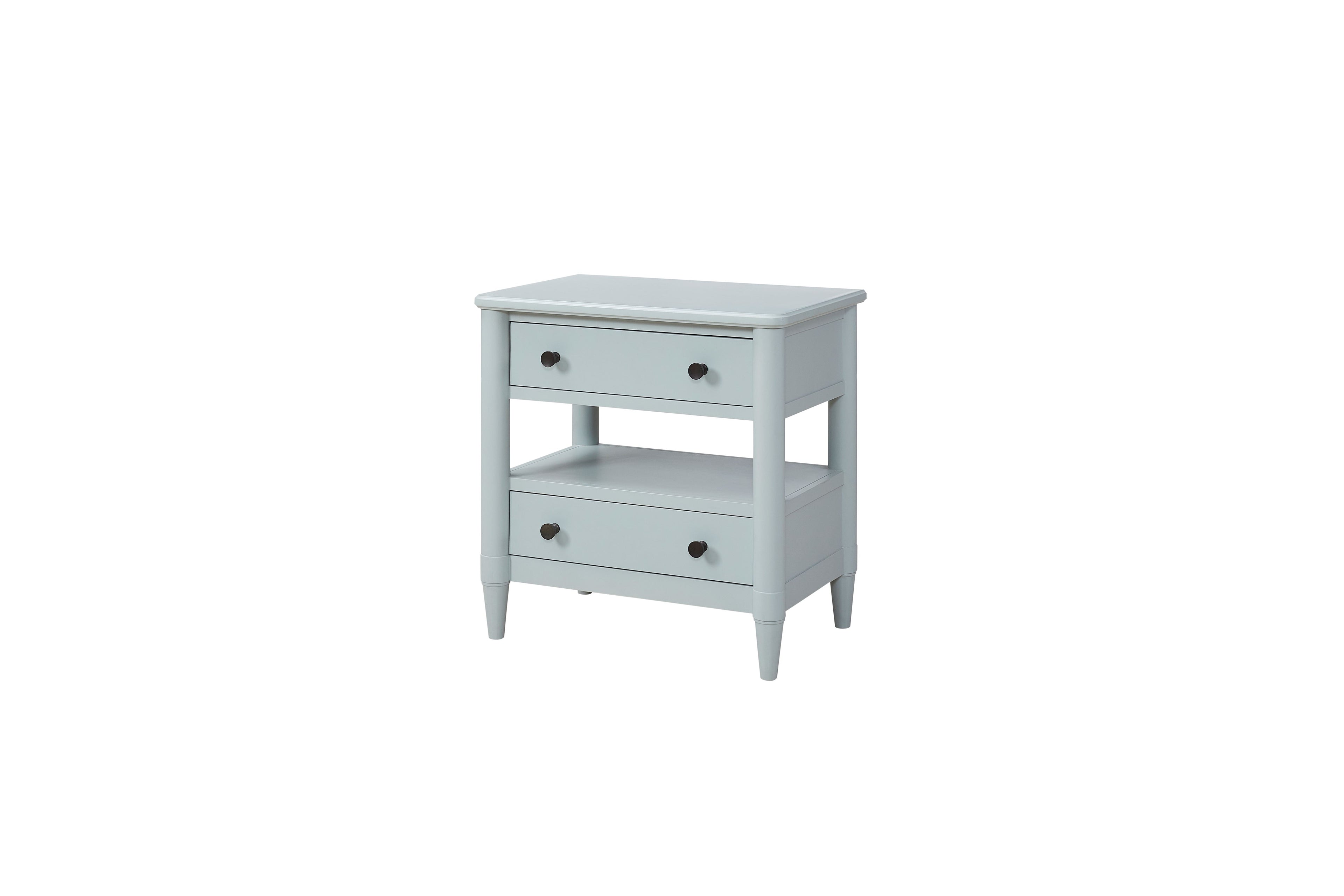 Open Nightstand with Ocean Finish