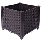 Deep Raised Garden Bed Plastic Planter Boxes