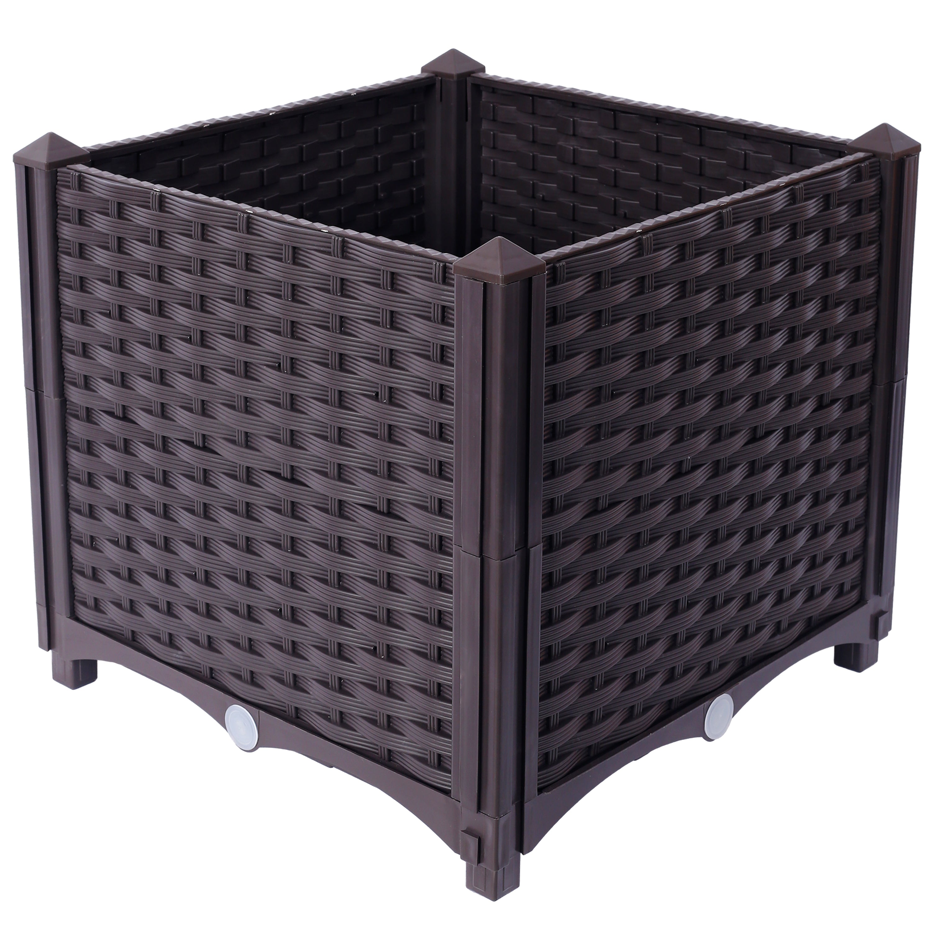 Deep Raised Garden Bed Plastic Planter Boxes