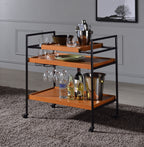 Oaken Honey Serving Cart
