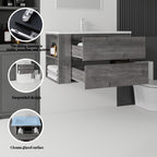 36 Inch Floating Bathroom Vanity with Sink