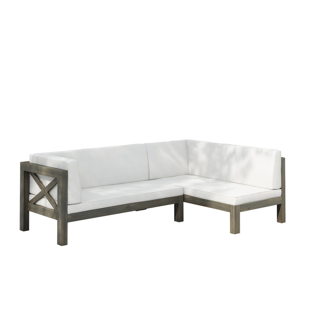 Brava X-Back Left Corner Bench of Set 2