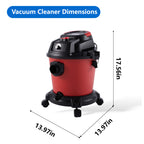 5 Gallon Wet Dry Vacuum Cleaner with Blowing Function