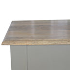 Solid Wood Hand Painted Writing Desk, 1-Drawer