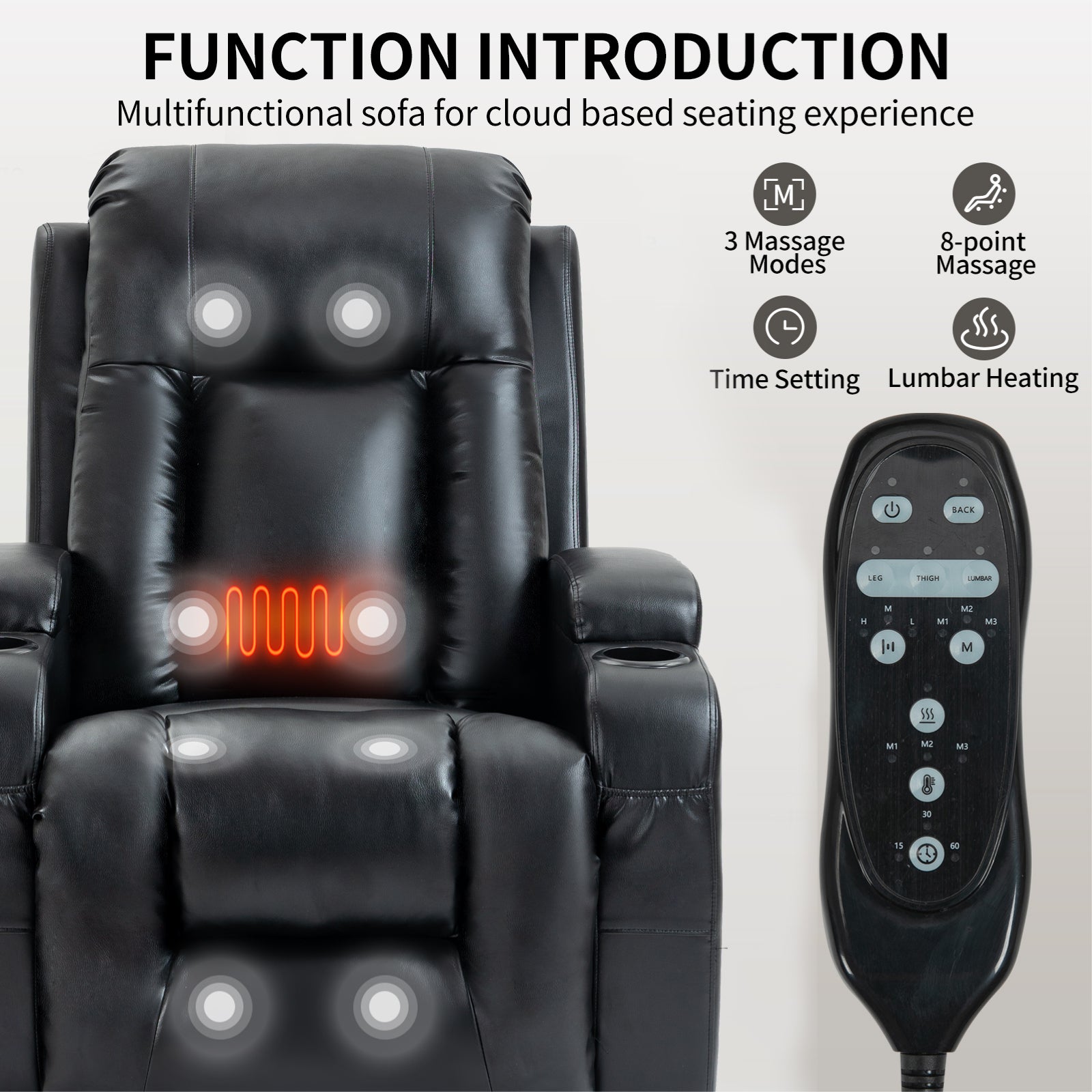 Infinite Position Power Lift Recliner Chair
