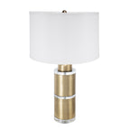 Elegant Table Lamp with Drum Shade