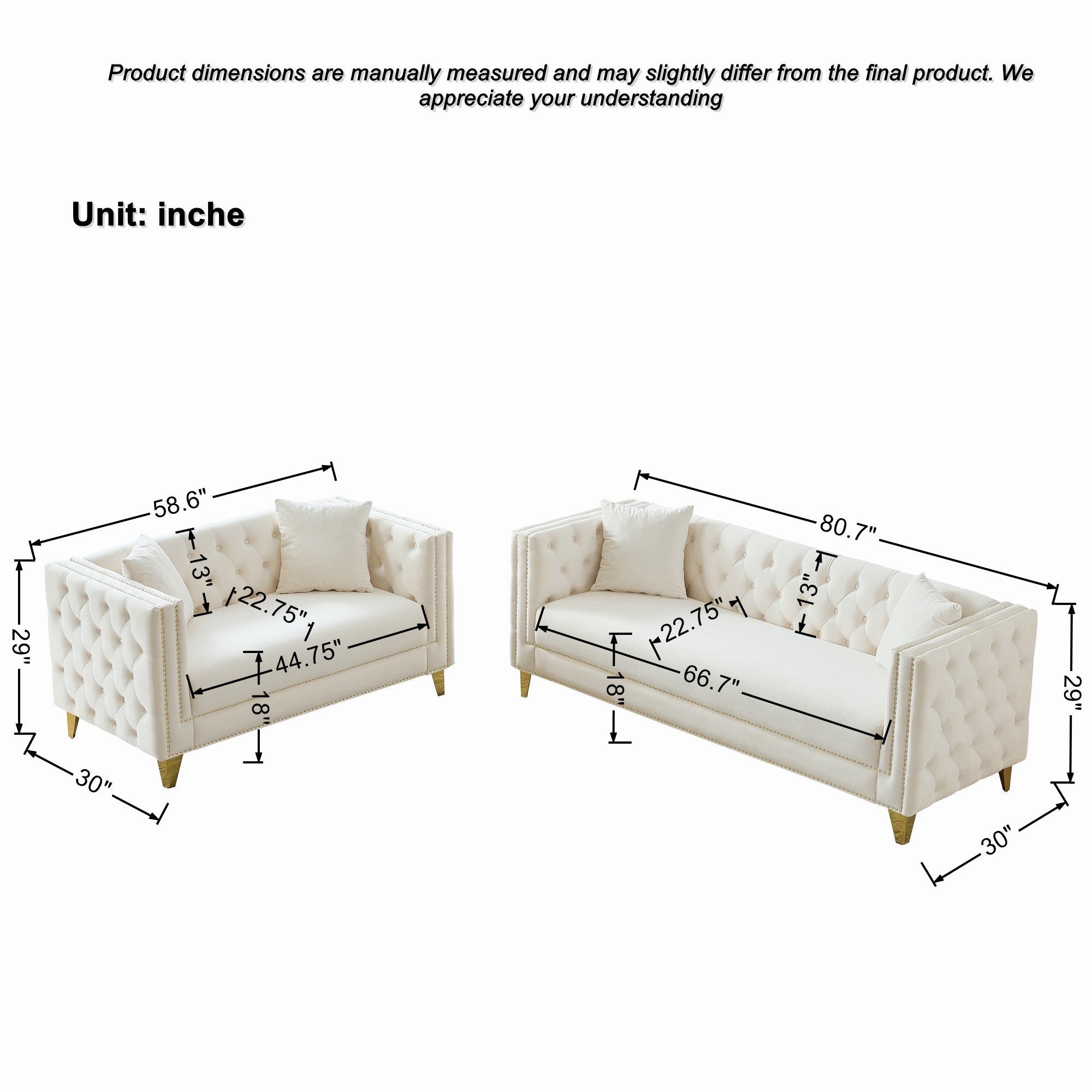 Chesterfield Velvet Sofa
