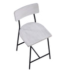 Badin Wood and Metal Modern Counter Stool
