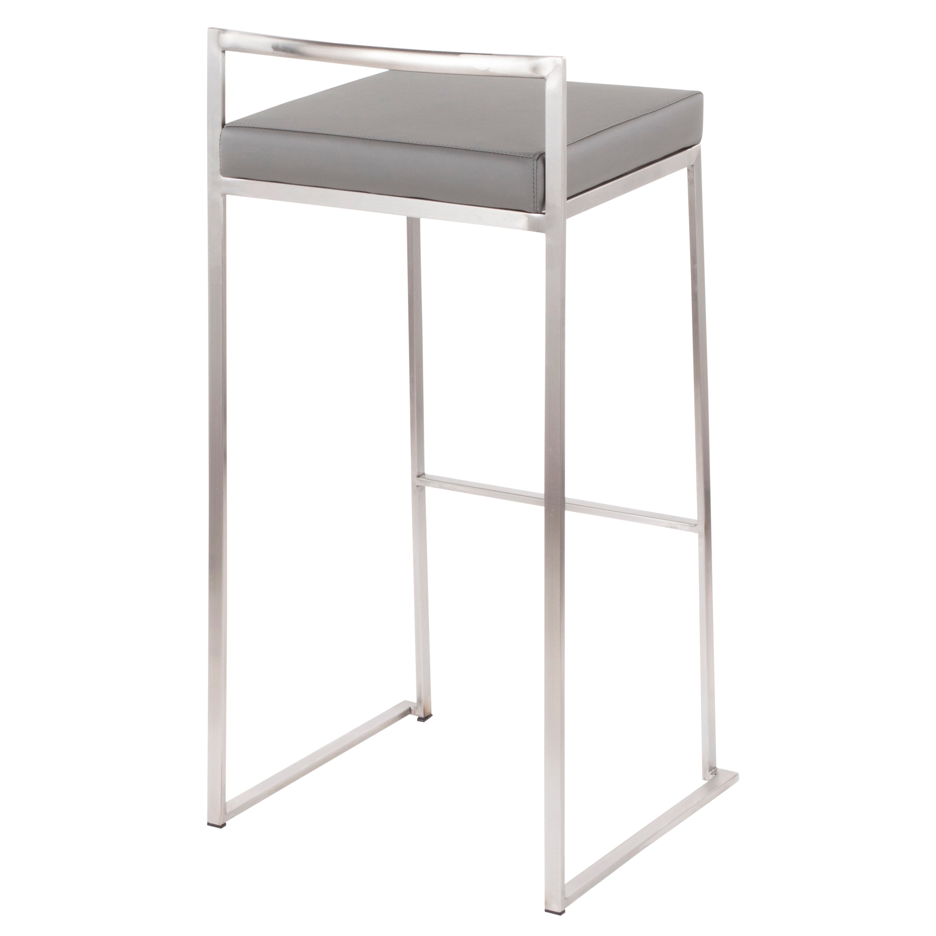 30" Contemporary Stackable Barstool Set