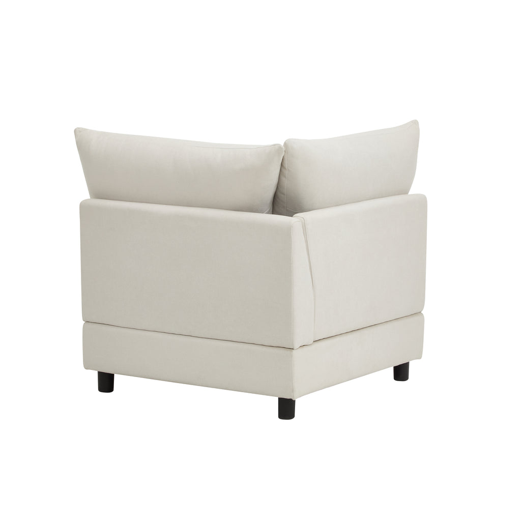 99 in. Oversize 5-Piece L Shaped Modular Free Combination Sectional Sofa