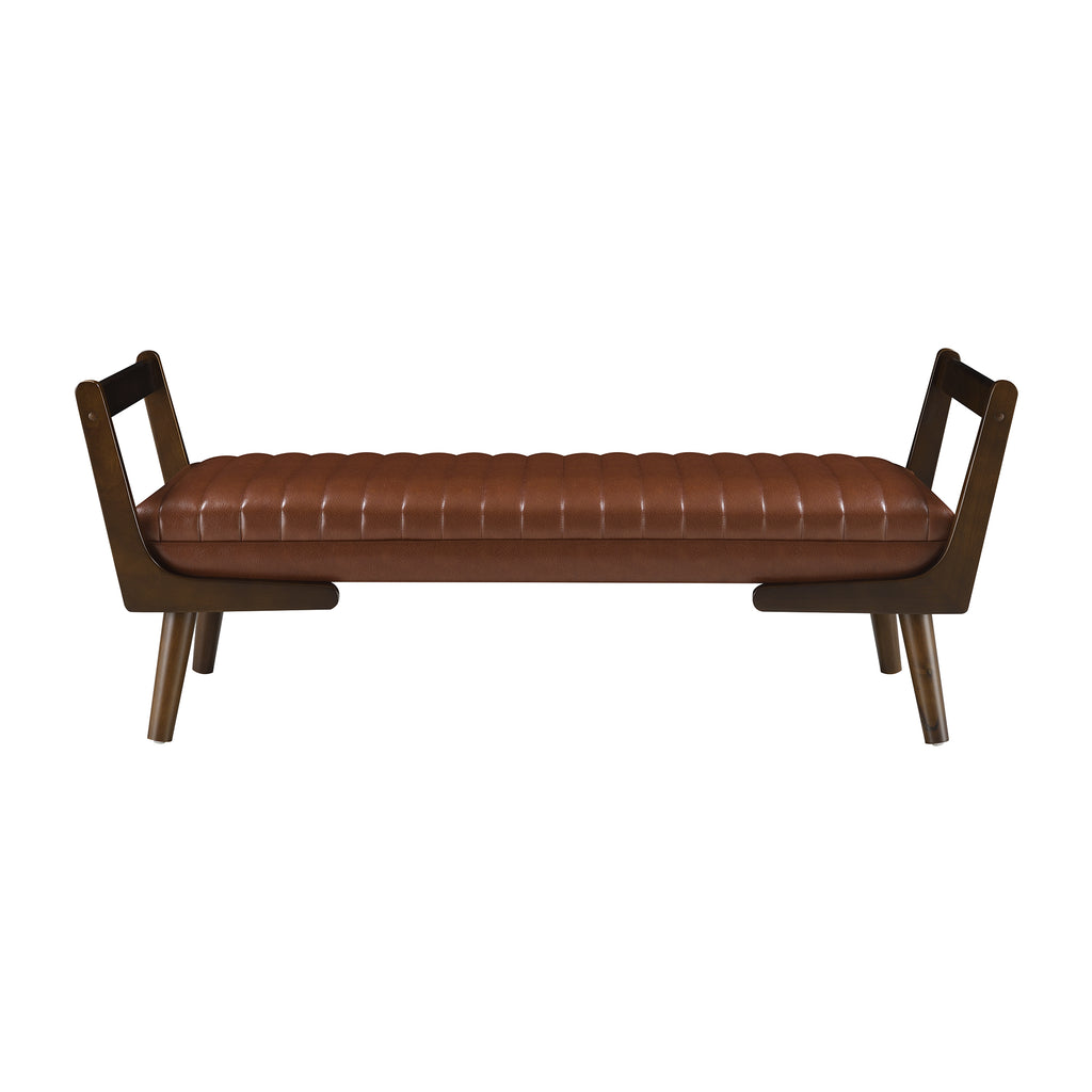 52" Mid Century Bench