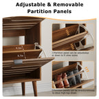Medieval Modern Independent Shoe Cabinet, 23.62-inch