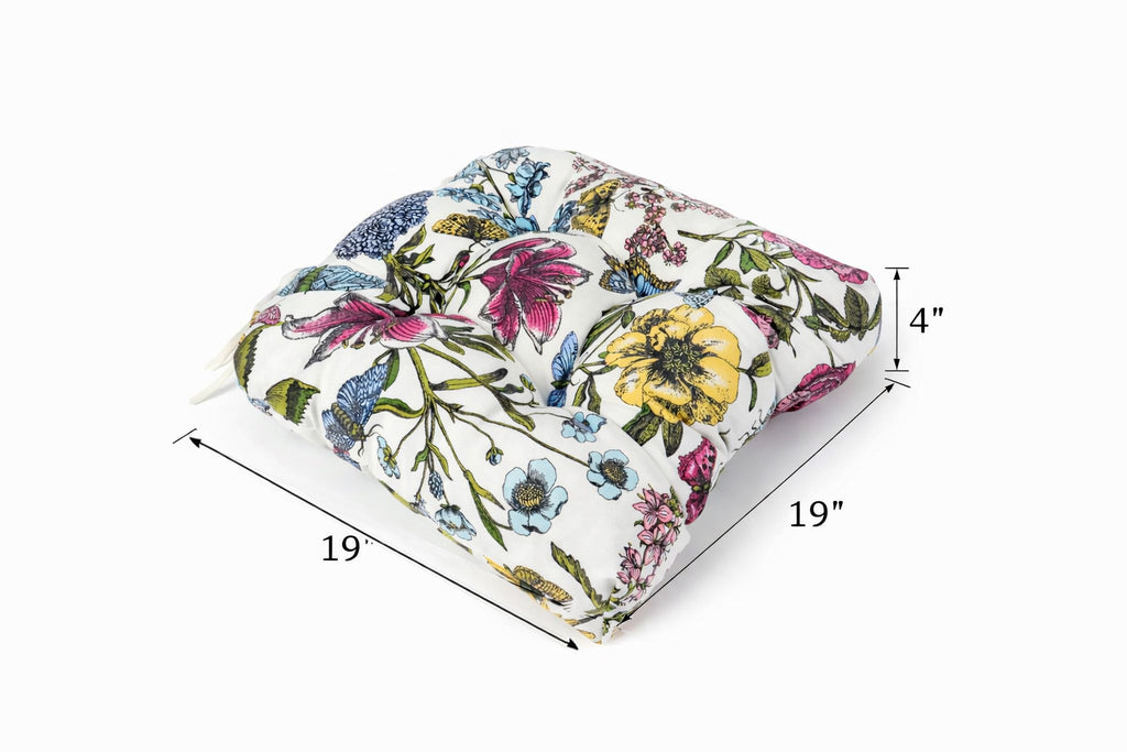 Outdoor Chair Cushions Set of 2 - Waterproof & Stylish
